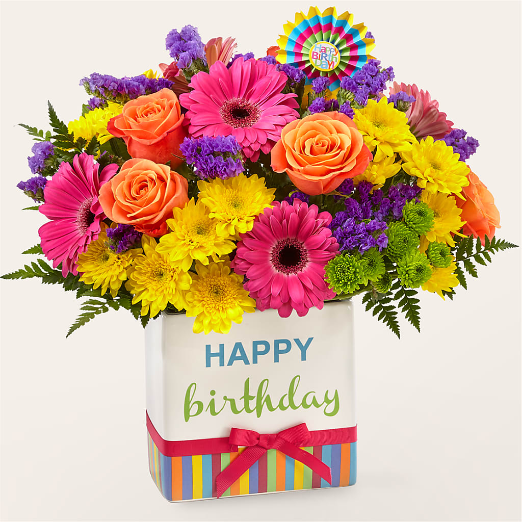 Birthday Brights Bouquet – Chillicothe High Street Flower Shop, Chillicothe OH