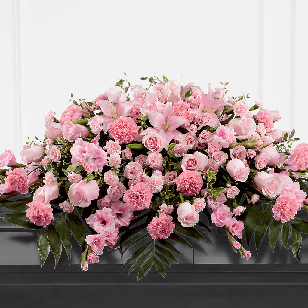Garden of Comfort Casket Spray (Standard) – Chillicothe High Street Flower Shop, Chillicothe OH