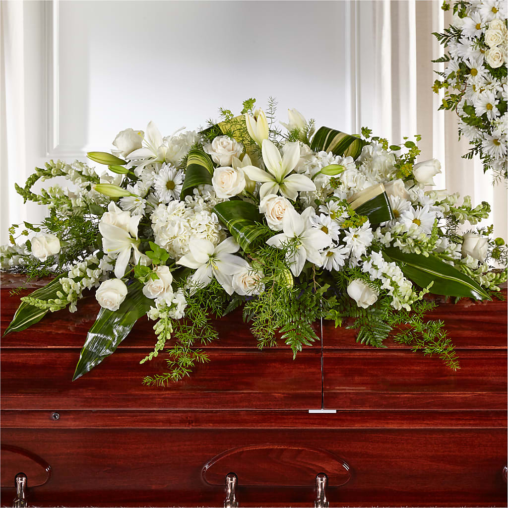 Abundance Casket Spray – Chillicothe High Street Flower Shop, Chillicothe OH