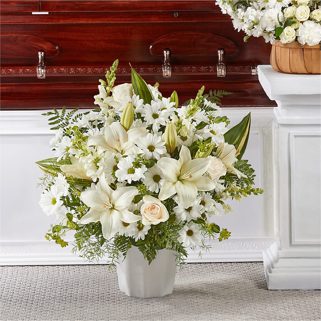 Thoughts of Tranquility Floor Basket – Chillicothe High Street Flower Shop, Chillicothe OH