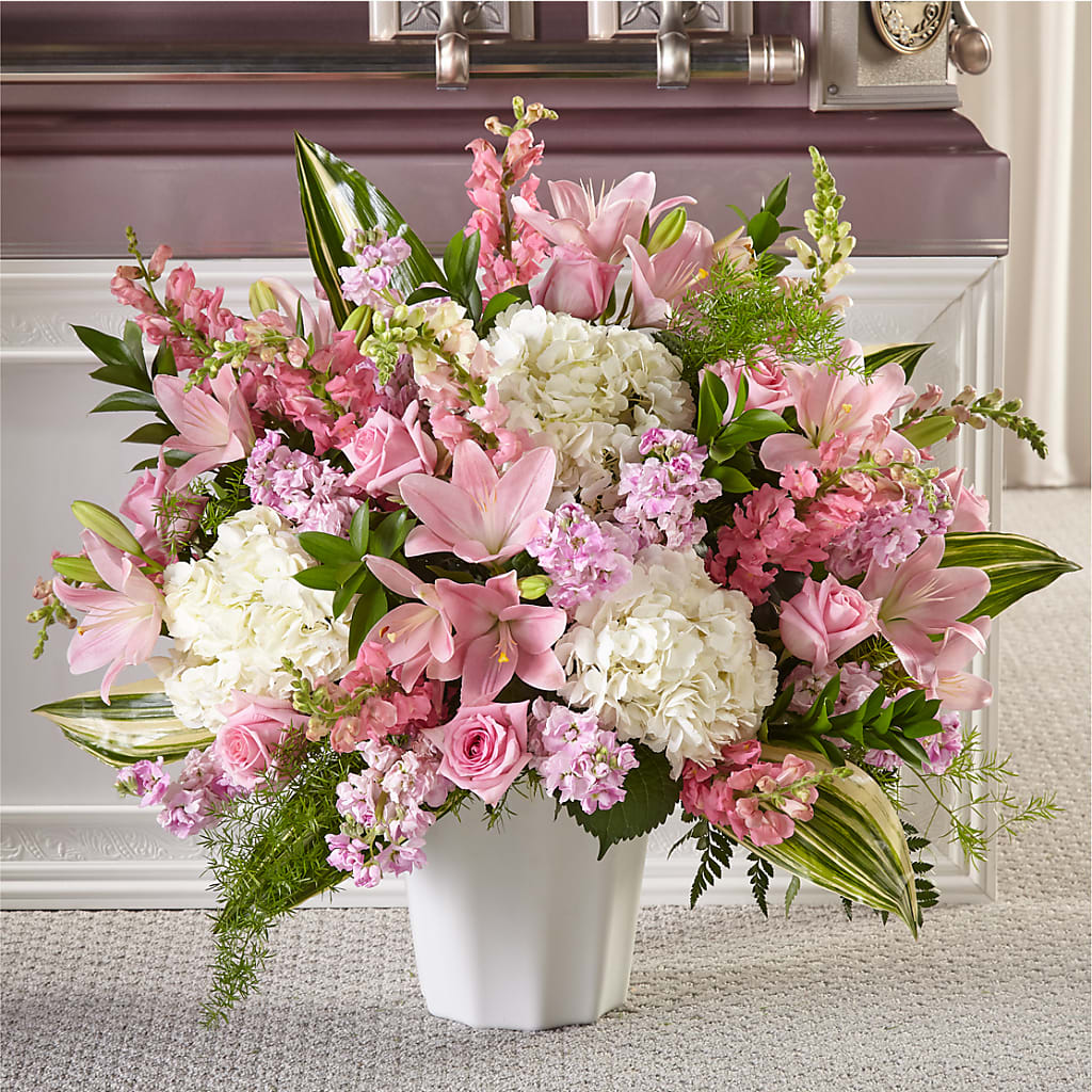 Simply Serene Floor Basket – Chillicothe High Street Flower Shop, Chillicothe OH