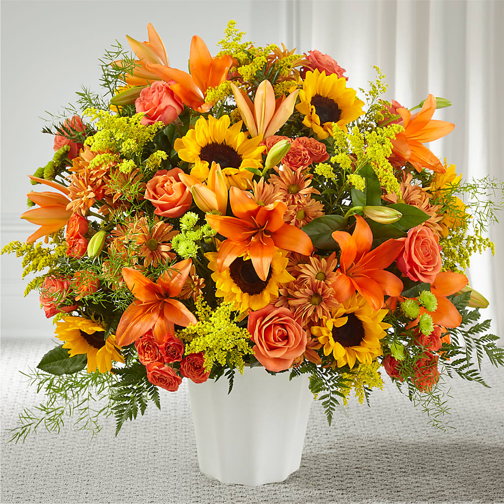 Harvest Thoughts Floor Basket – Chillicothe High Street Flower Shop, Chillicothe OH