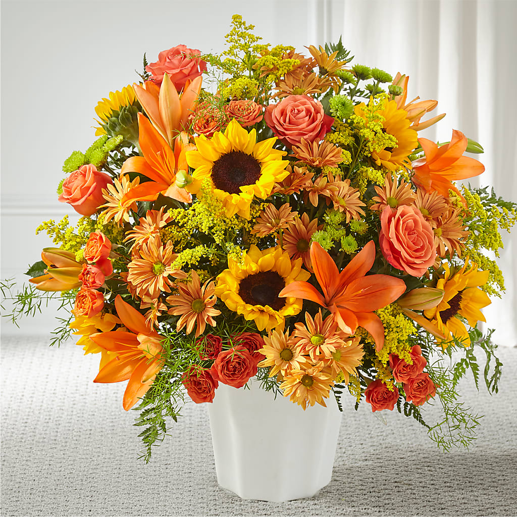 Harvest Thoughts Floor Basket – Chillicothe High Street Flower Shop, Chillicothe OH