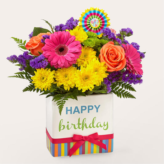 Birthday Brights Bouquet –  Chillicothe High Street Flower Shop, Chillicothe OH
