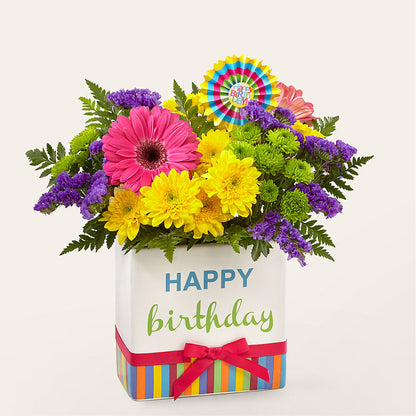 Birthday Brights Bouquet –  Chillicothe High Street Flower Shop, Chillicothe OH