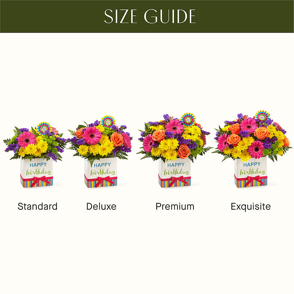 Birthday Brights Bouquet –  Chillicothe High Street Flower Shop, Chillicothe OH