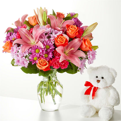 One and Only Bouquet and Bear Bundle –  Chillicothe High Street Flower Shop, Chillicothe OH
