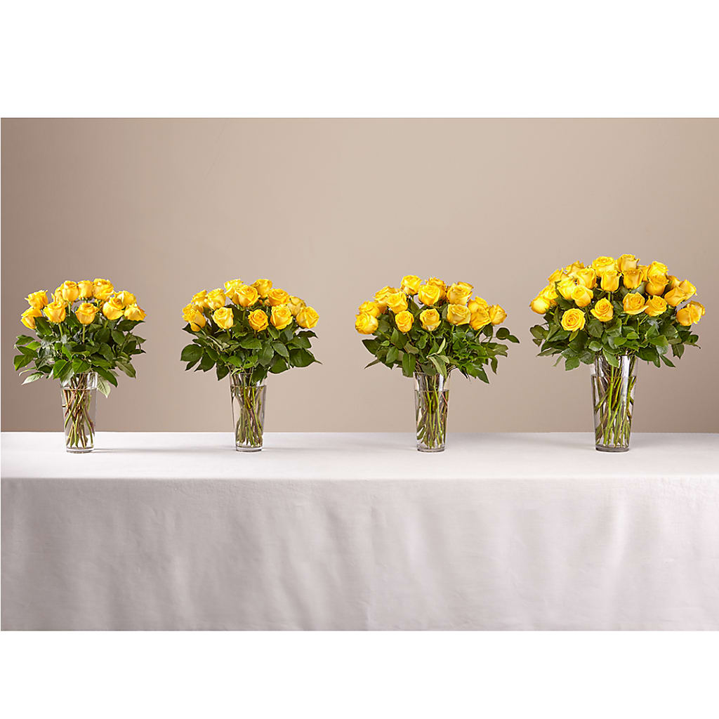 Long Stem Yellow Rose Bouquet –  Chillicothe High Street Flower Shop, Chillicothe OH