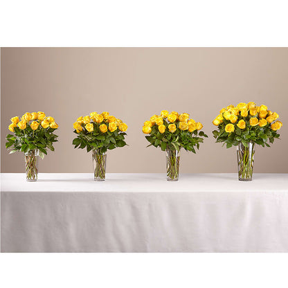 Long Stem Yellow Rose Bouquet –  Chillicothe High Street Flower Shop, Chillicothe OH