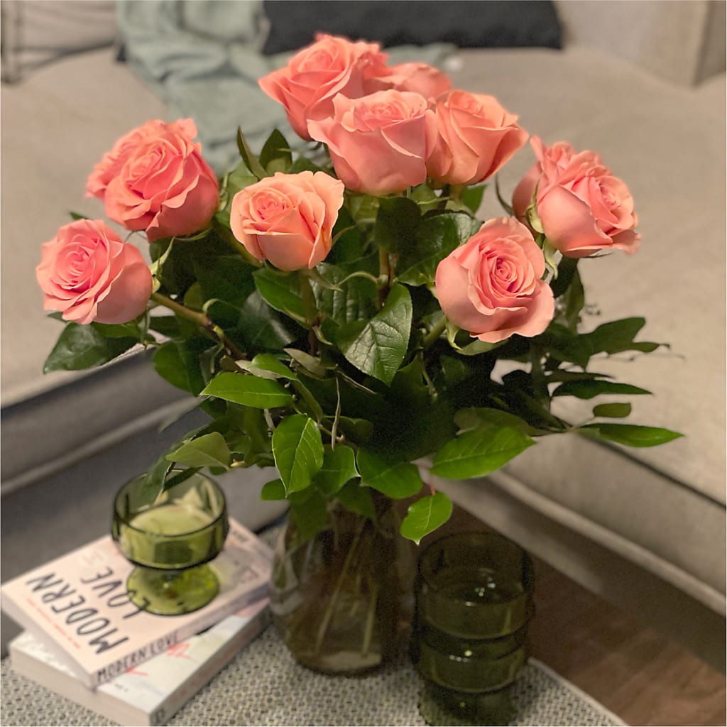 Long Stem Pink Rose Bouquet –  Chillicothe High Street Flower Shop, Chillicothe OH