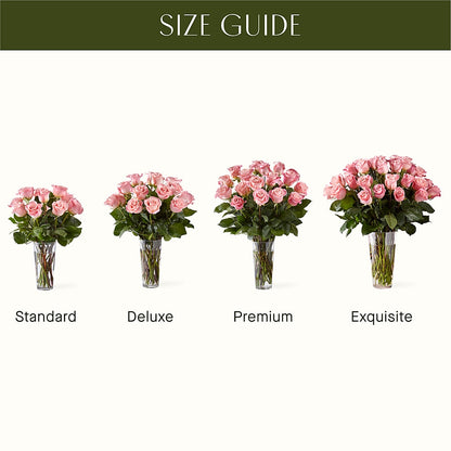 Long Stem Pink Rose Bouquet –  Chillicothe High Street Flower Shop, Chillicothe OH