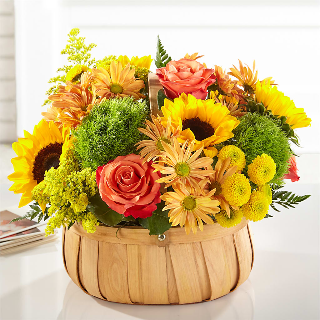 Harvest Sunflower Basket –  Chillicothe High Street Flower Shop, Chillicothe OH