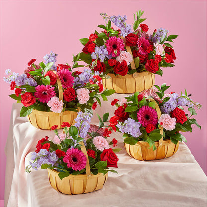 Pink Picnic Basket –  Chillicothe High Street Flower Shop, Chillicothe OH