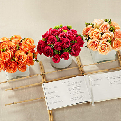 Dawn Rose Centerpiece –  Chillicothe High Street Flower Shop, Chillicothe OH